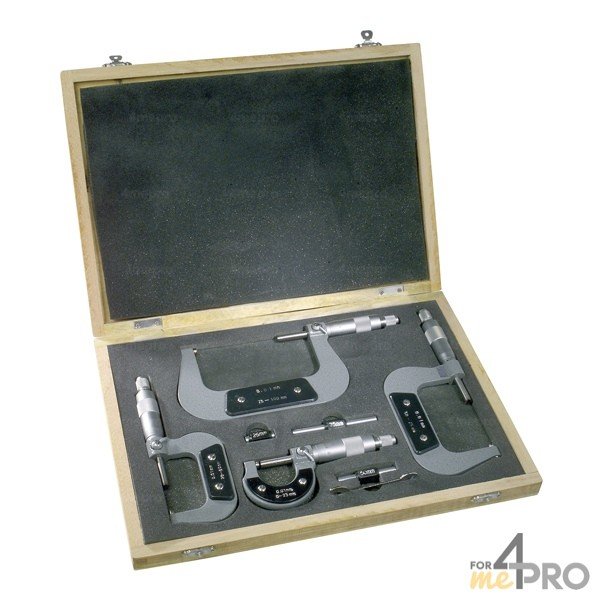 4mepro-coffret De 4 Micromètres Extérieurs