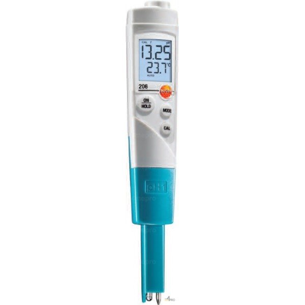 4mepro-phmètre Testo 206-ph1