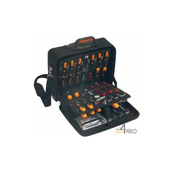 4mepro-valise Trolley Porte Outils Professionnelle En Eva 48 X 24 X 46 Cm