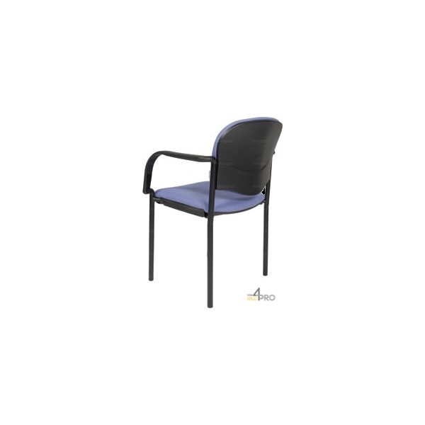 4mepro-chaise Visiteur En Tissu Avec Accoudoirs Cp40