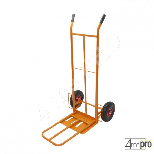 4mepro-diable Acier Robuste 250 Kg Roues Pneumatiques