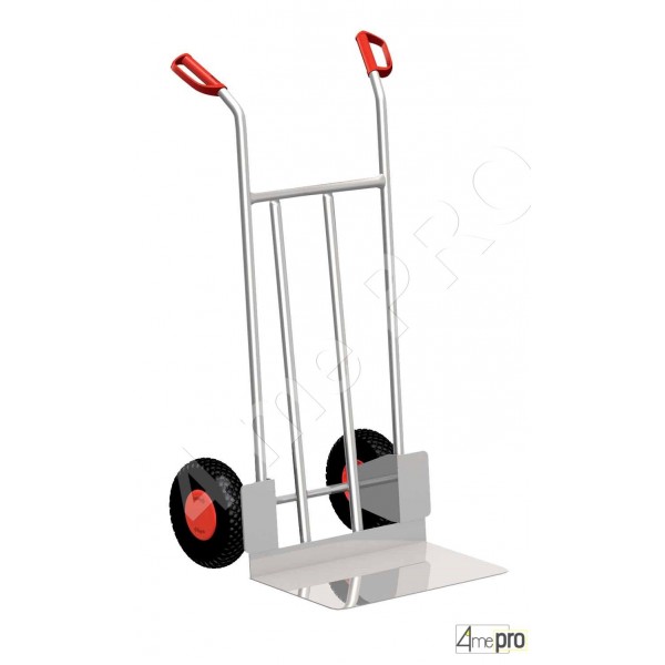 4mepro-diable Alu Usage Industriel 200 Kg Roues Pneumatiques