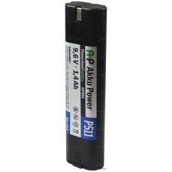 Batterie Ni-Cd 9,6V 1,5 Ah de rechange pour Makita et Wurth
