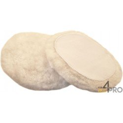 Bonnet en peau de mouton avec fixation velcro 125 mm
