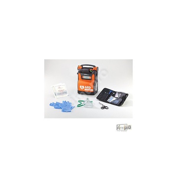 Sacoche avec kit de premiers secours pour défibrillateur