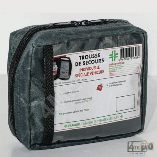 Trousse de secours voitures 4 personnes Esculape