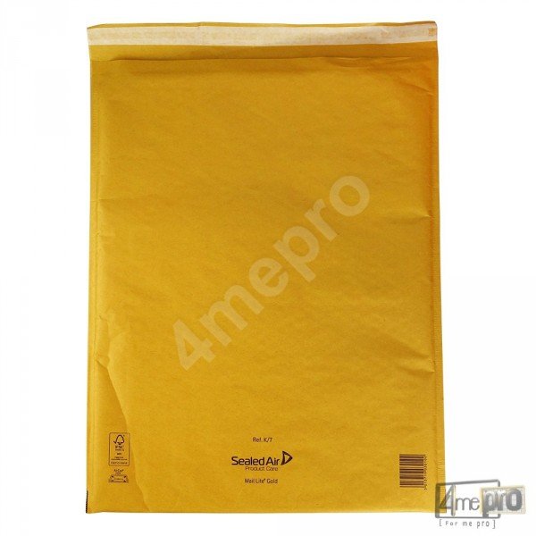 Enveloppe bulle marron K Mail Lite Gold 35x47cm-Pour formats A3+