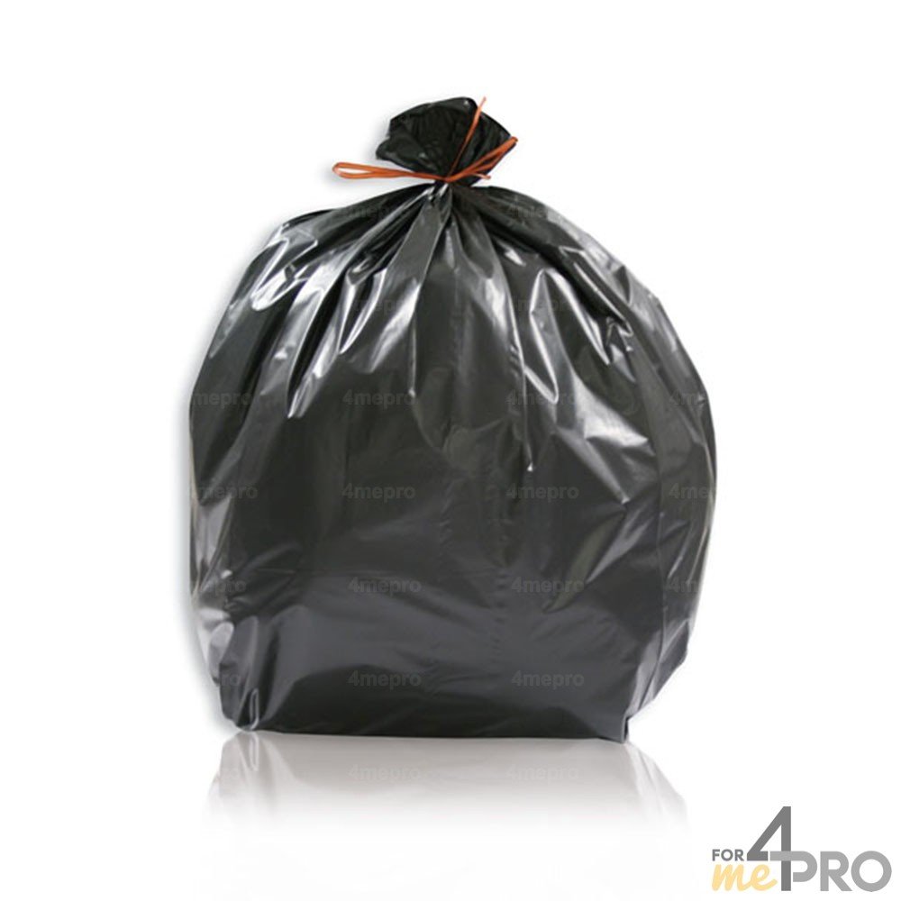 TCA Cleaner - 100 sacs poubelles standards 30l noir 25 microns