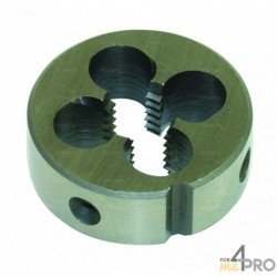 Pour cage Ø 30 mm DIN22568 HSS Filière à main FANAR® HSS pas fin M10 x 1 