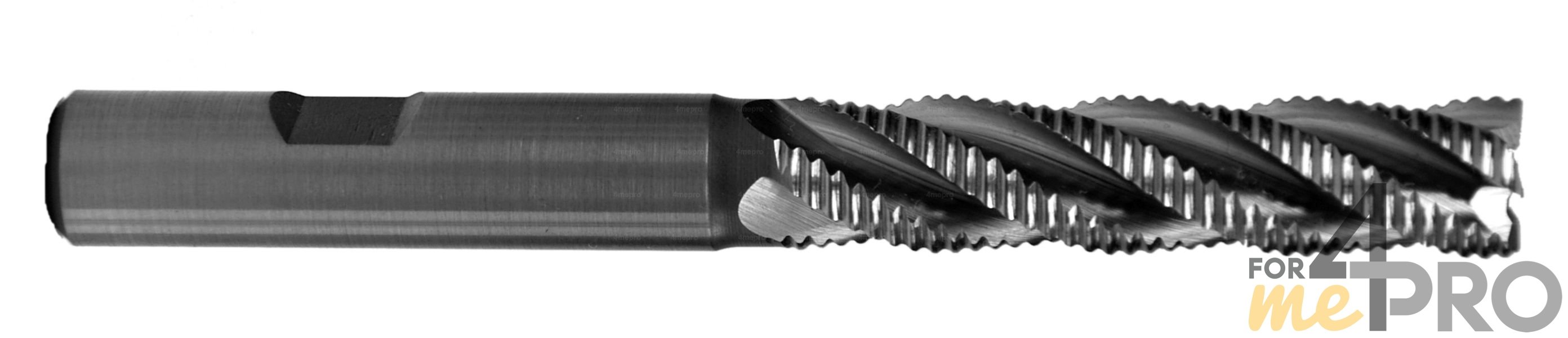 Fraise 2 tailles HSS Co8% 4-5 dents - norme DIN 844LB - série longue