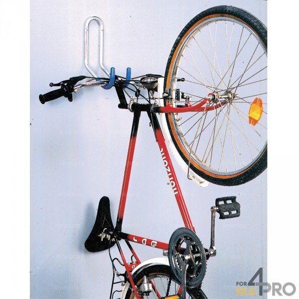 Pièce Vélo Pas Cher Support Vélo mural pour 1 Vélo a crochet fixation guidon