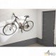 Crochet vélo mural avec suspension par pédale - 1 vélo
