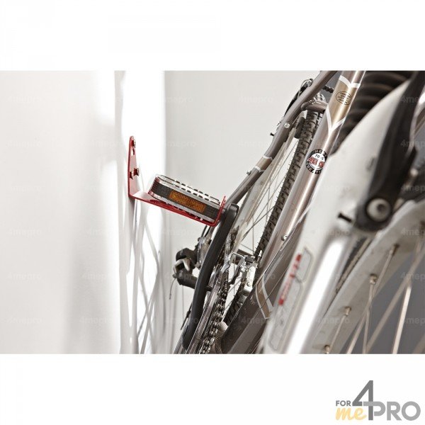 Support velo sales mural pedale