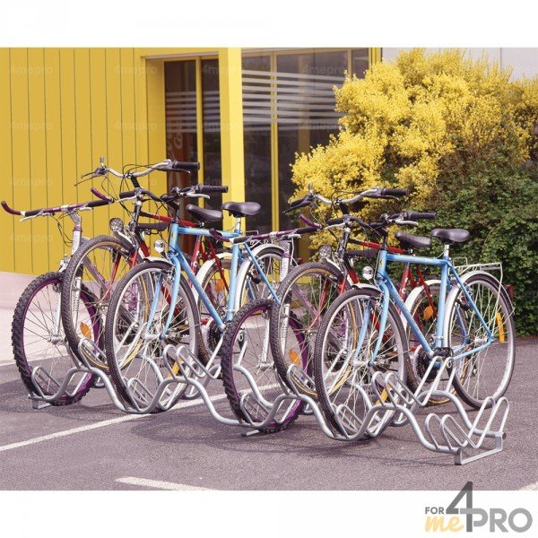 EINFEBEN Râtelier Vélo pour 2 Vélos, Range Vélo au Sol ou Mural,en  Suspension 41x32x26cm