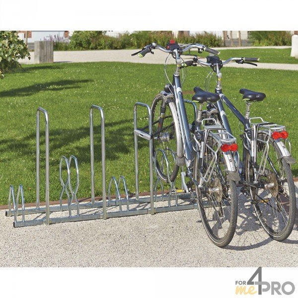 Râtelier vélo au sol face à face - 6 vélos - 4mepro
