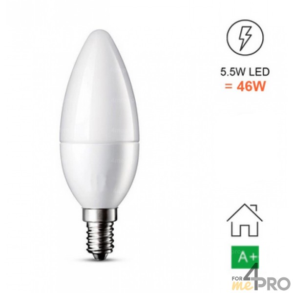 Ampoule LED C37 culot E14