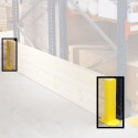 Protège rack pour support madrier - extrémité 2 madriers