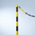 Potelet plastique jaune et noir