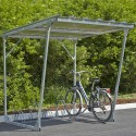 Abri galvanisé pour vélos, motos, scooters 4,4m²