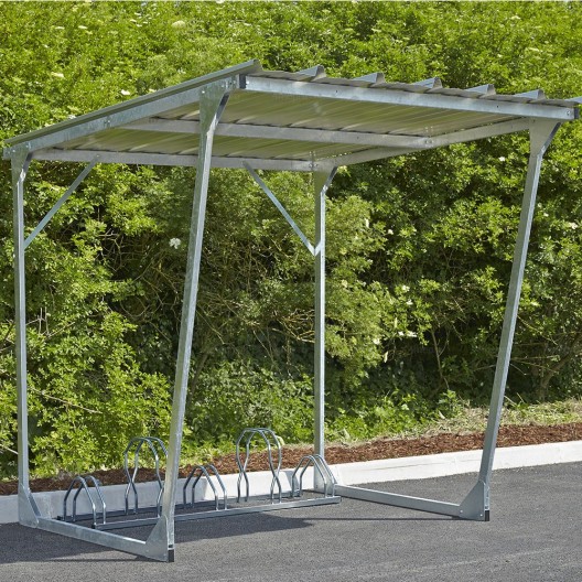 Abri galvanisé pour vélos, motos, scooters 4,4m²