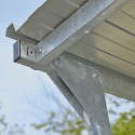 Abri galvanisé pour vélos, motos, scooters 4,4m²