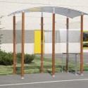 Abri fumeurs en isolé 2m²