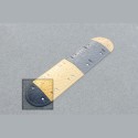 Embout pour ralentisseur caoutchouc 35 x 17 x 5 cm noir