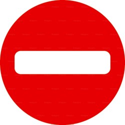 Panneau sens interdit