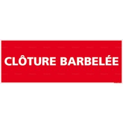 Panneau clôture barbelée