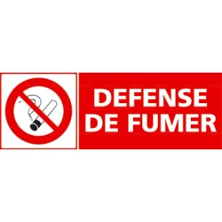 Panneau défense de fumer