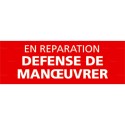 https://www.4mepro.com/26861-medium_default/panneau-rectangulaire-en-reparation-defense-de-manoeuvrer.jpg