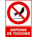 https://www.4mepro.com/26903-medium_default/panneau-rectangulaire-defense-de-toucher.jpg