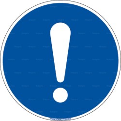 Panneau rond Obligation générale