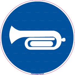 Panneau rond Signalement obligatoire