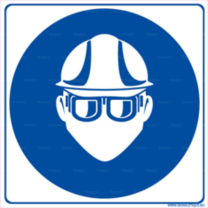 Panneau Protection de la t te et de la vue par lunette tanche