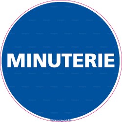 Panneau rond Minuterie obligatoire