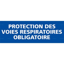 Panneau rectangulaire protection des voies respiratoires obligatoire 1