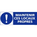 https://www.4mepro.com/27155-medium_default/panneau-rectangulaire-maintenir-ces-locaux-propres.jpg