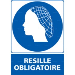 Panneau rectangulaire Résille obligatoire