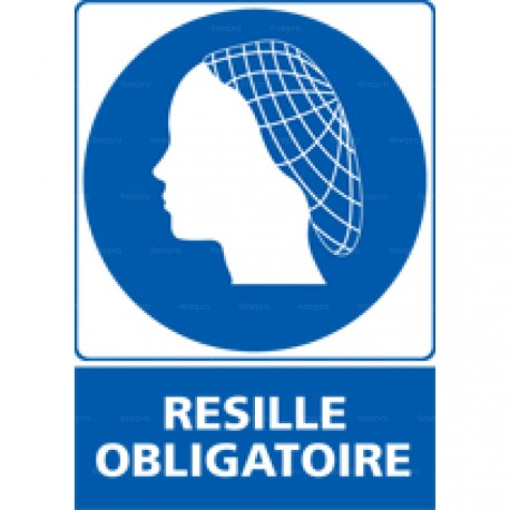 Panneau rectangulaire Résille obligatoire