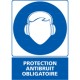 Panneau rectangulaire Protection anti-bruit obligatoire