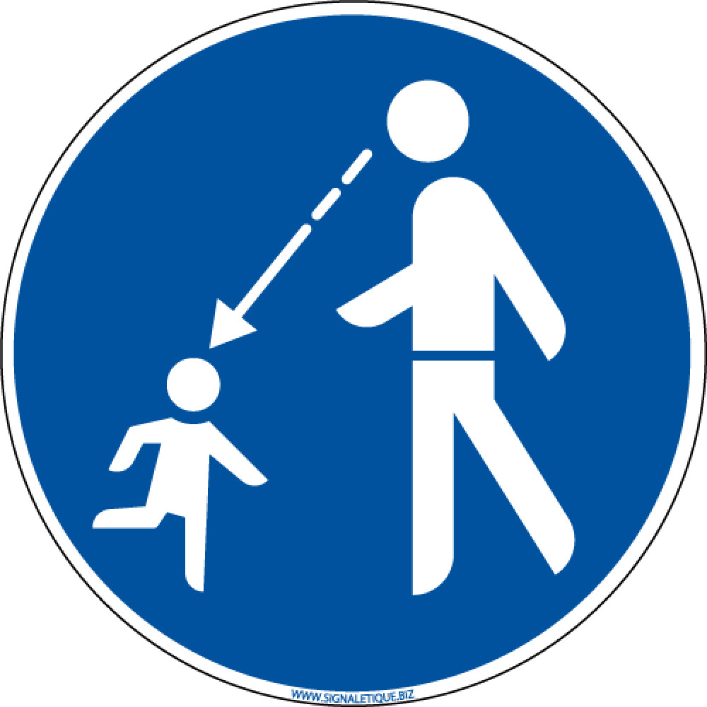 Affichage Loi Jeux Panneau Signalétique 'Enfants Sous Surveillance' - 125x125 Mm - - Pour Aires De Jeux Aluminium Anti-UV