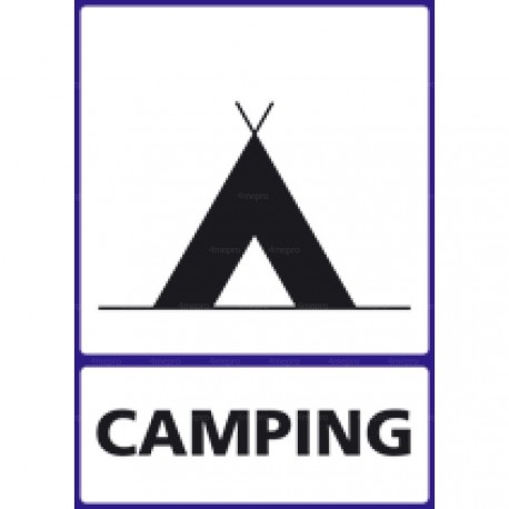 Panneau vertical Camping