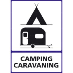 Panneau vertical Camping caravaning