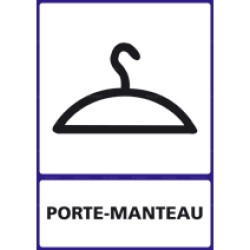 Panneau vertical Porte-manteau