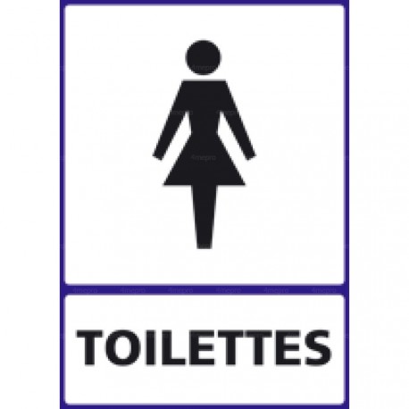 Panneau vertical Toilettes femmes