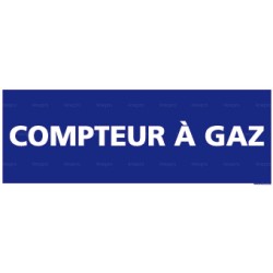 Panneau rectangulaire Compteur à gaz