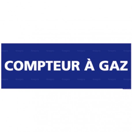 Panneau rectangulaire Compteur à gaz