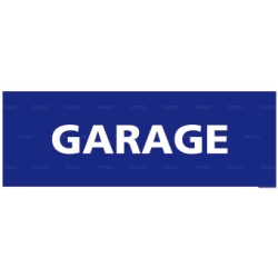 Panneau rectangulaire Garage