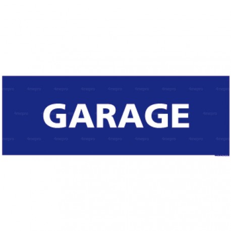 Panneau rectangulaire Garage